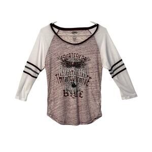 Toby Keith Concert T-Shirt Womens Size S Red White Blue Lightweight Vintage 2005